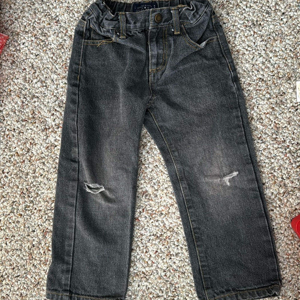 Lucky Brand  🍀 Distressed Black Jeans, 4T